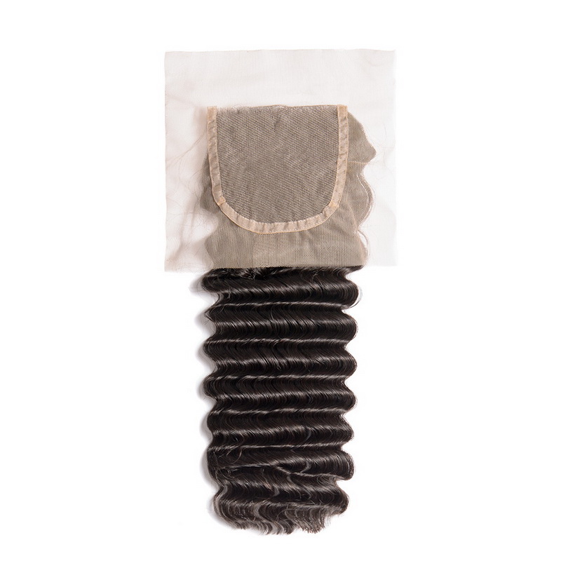 Virgin Hair Deep Wave 4x4 5x5 6x6 7x7 Transparent Lace Closure - 图片 3